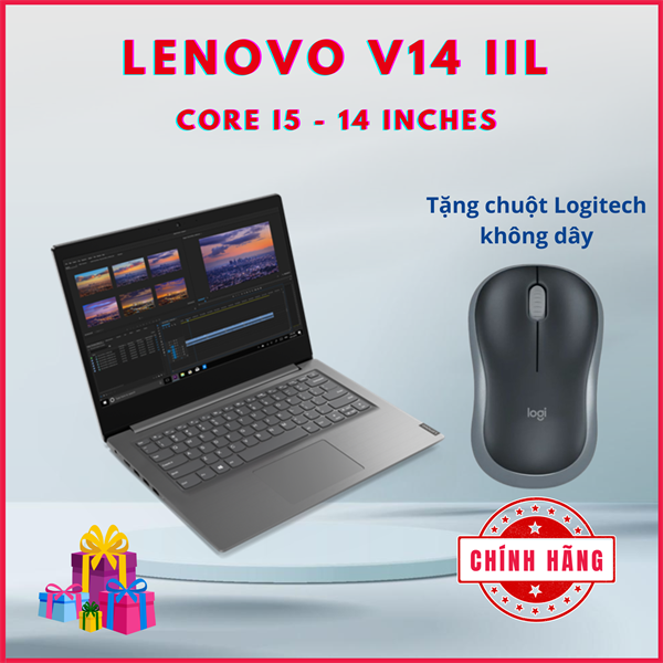 Lenovo V14 IIL (82C400W3VN) | Intel&#174; Core™ i5 _ 1035G1 | 4GB | 256GB SSD PCIe | VGA INTEL | 14 inch HD | 0720D | KMT8